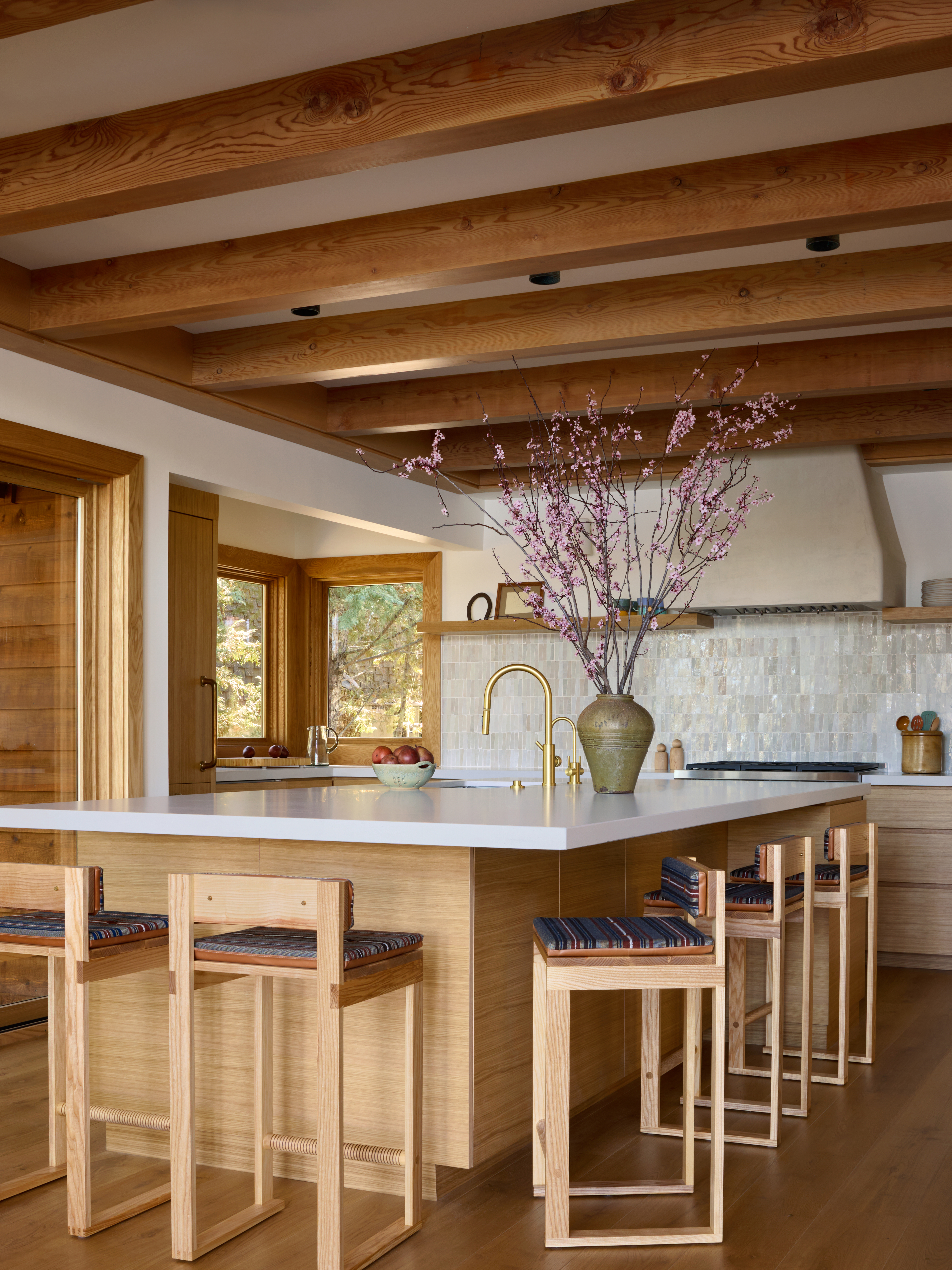 large kitchen island