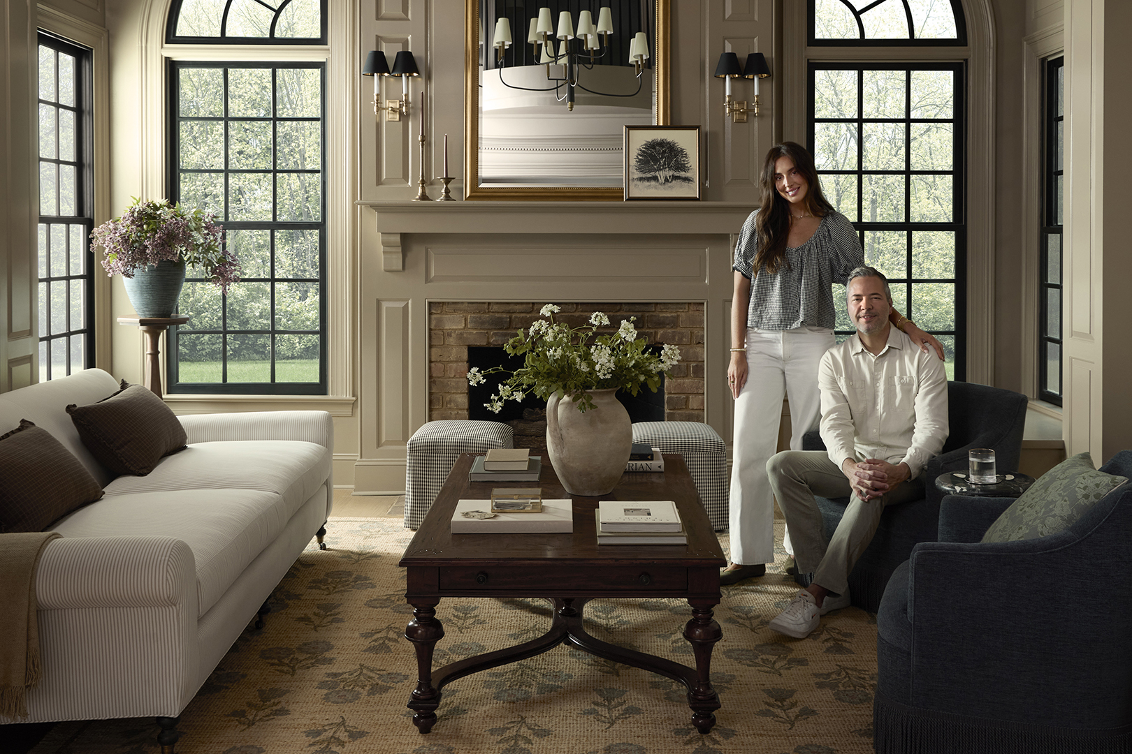 couple in living room