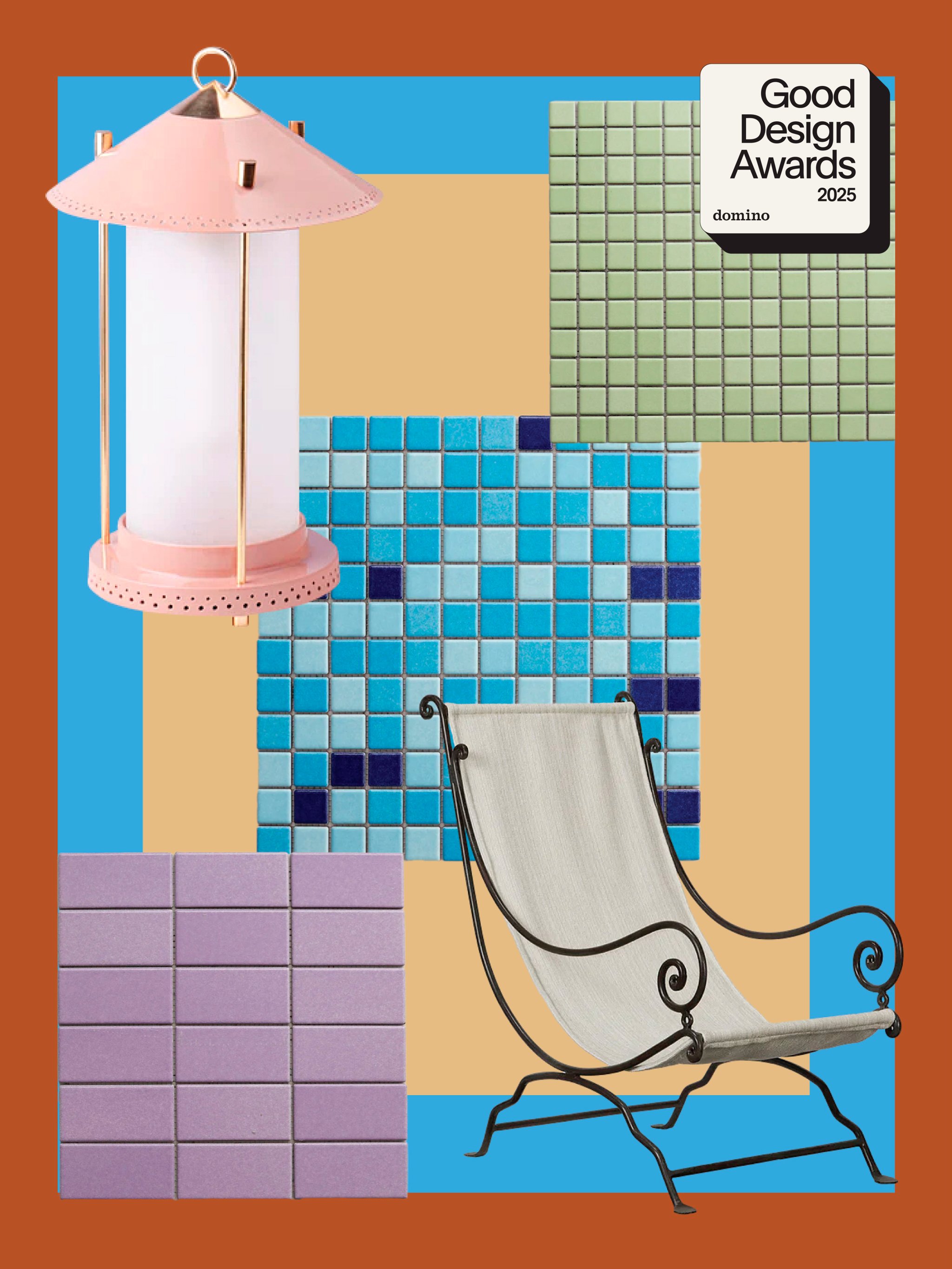 collage of outdoor decor products