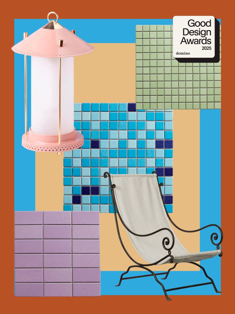 collage of outdoor decor products