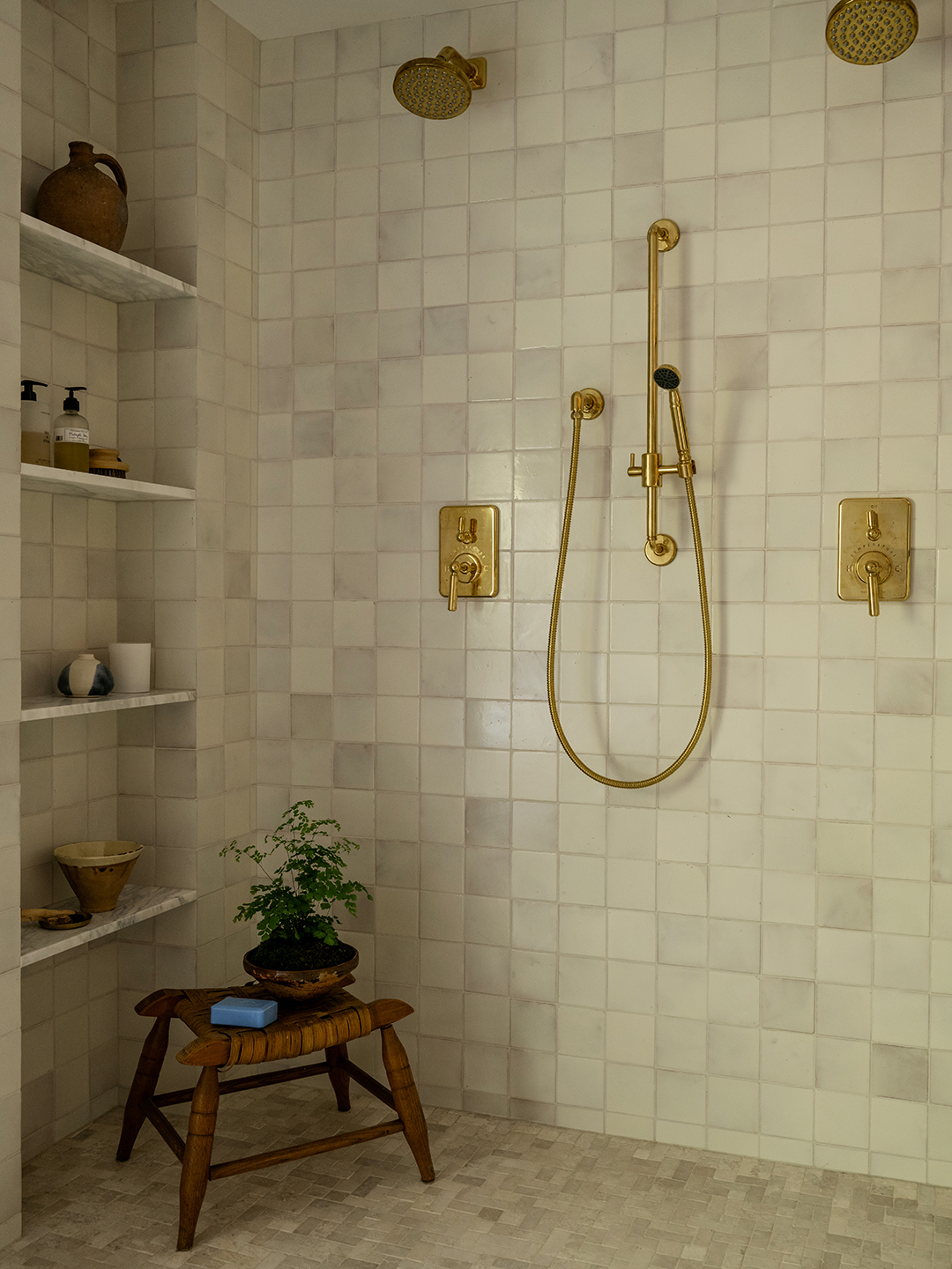 Tiled shower room