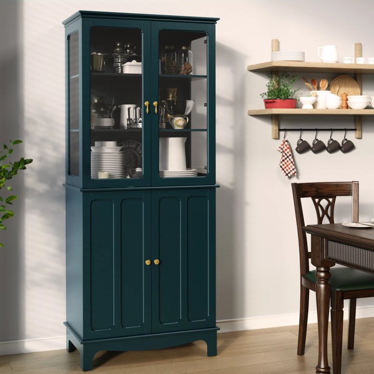 green pantry cabinet