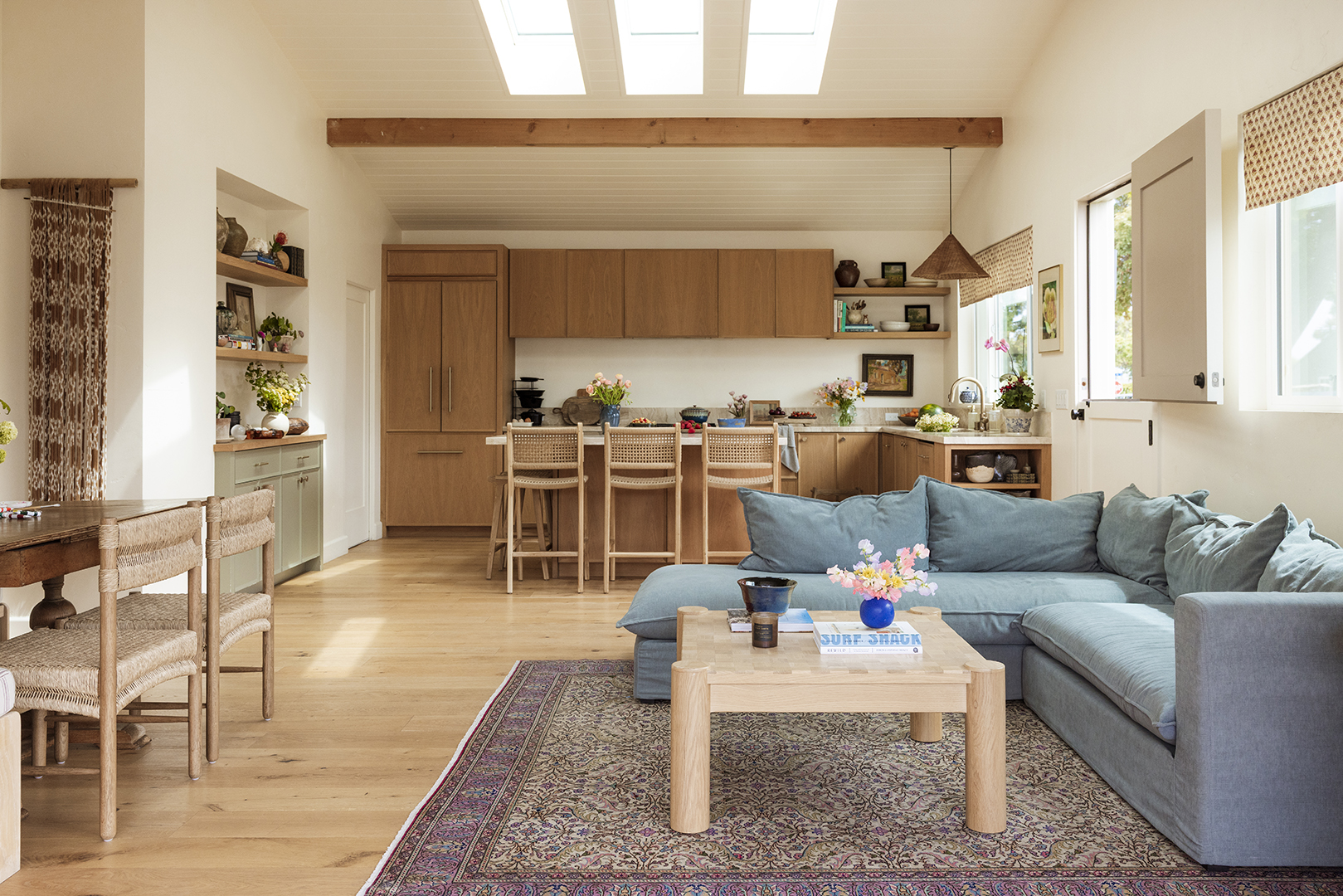 open concept living room