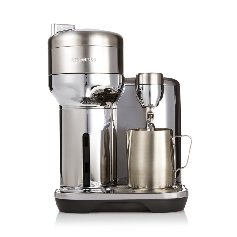  Stainless steel espresso maker by Nespresso.