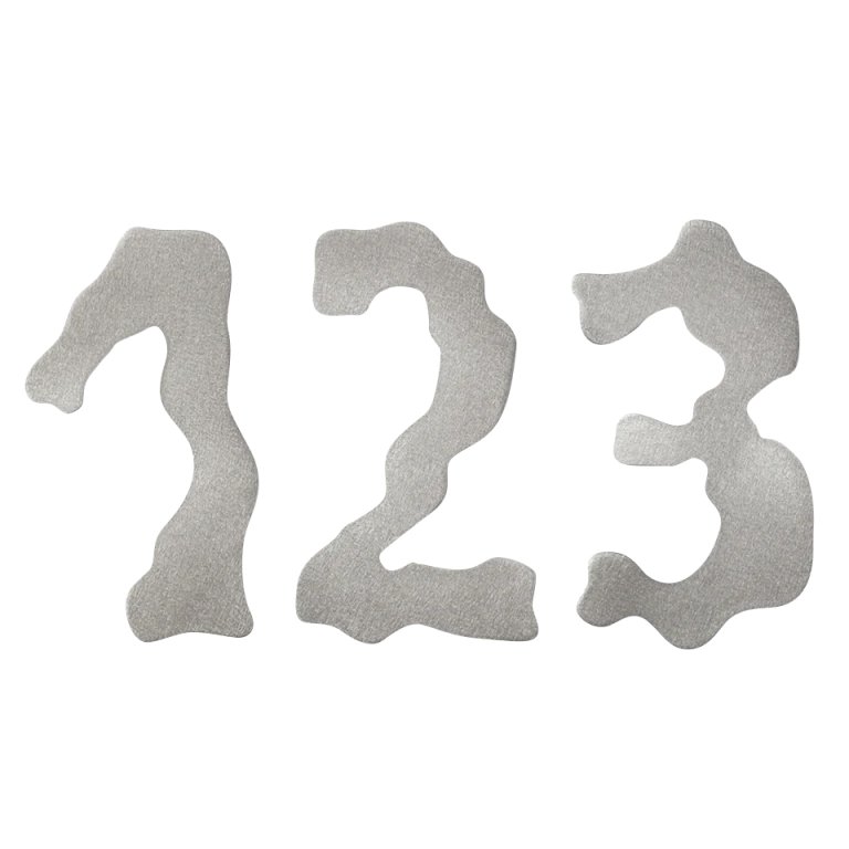  metal house numbers