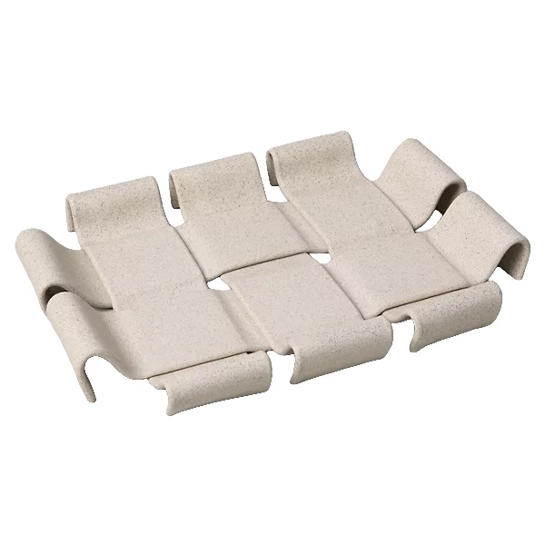  Ceramic woven tray