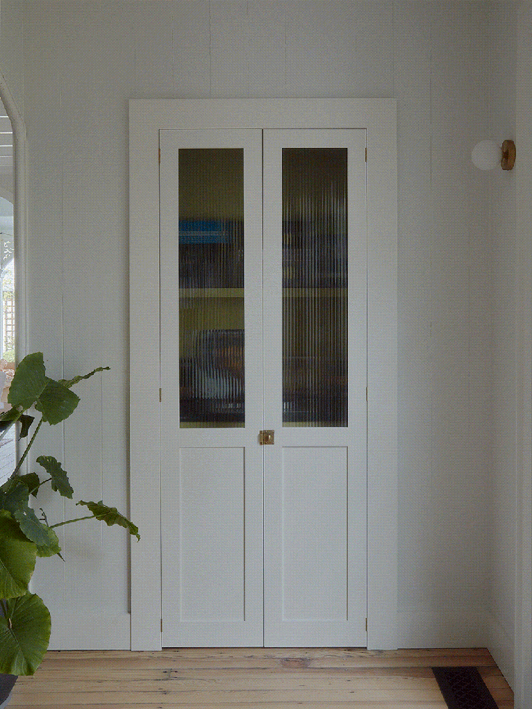 closet doors opening