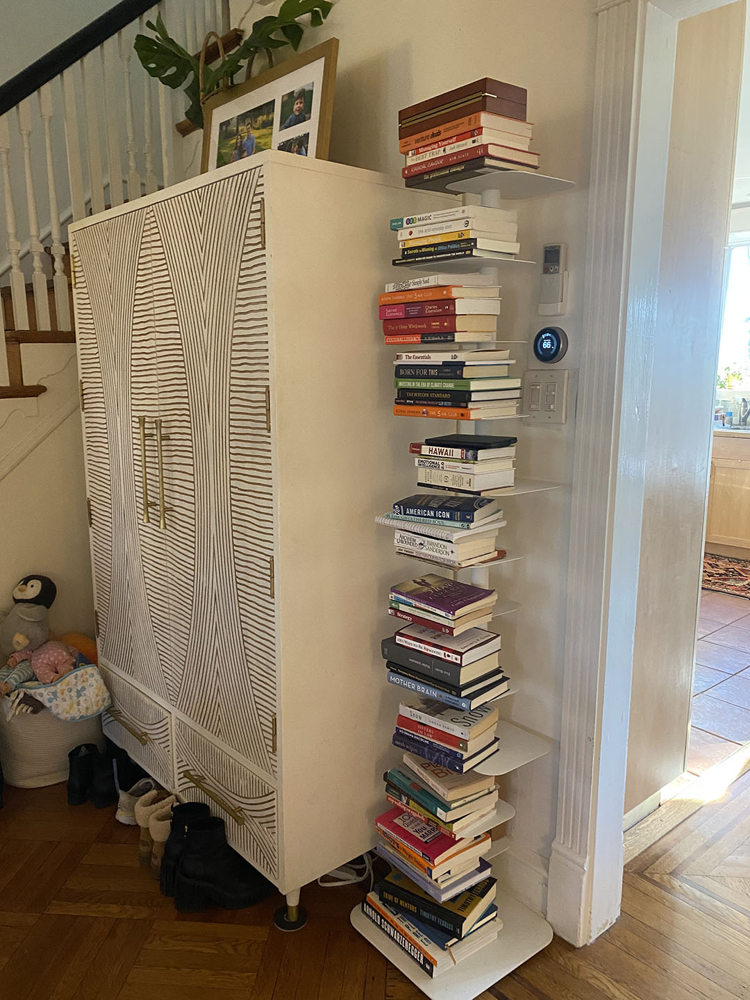 book case stack