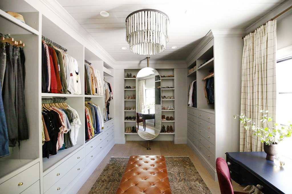 large walk in closet