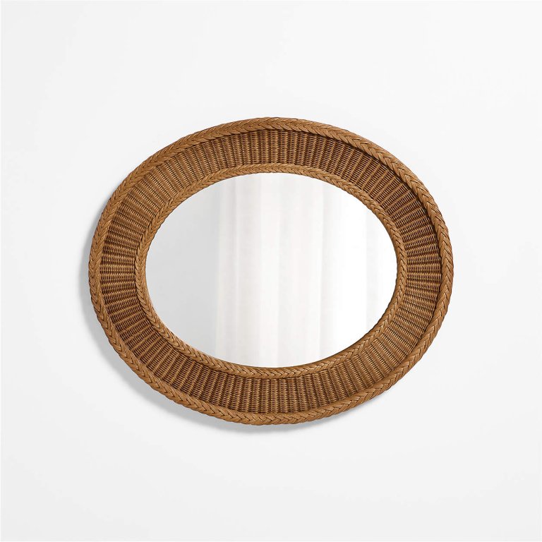  rattan mirror