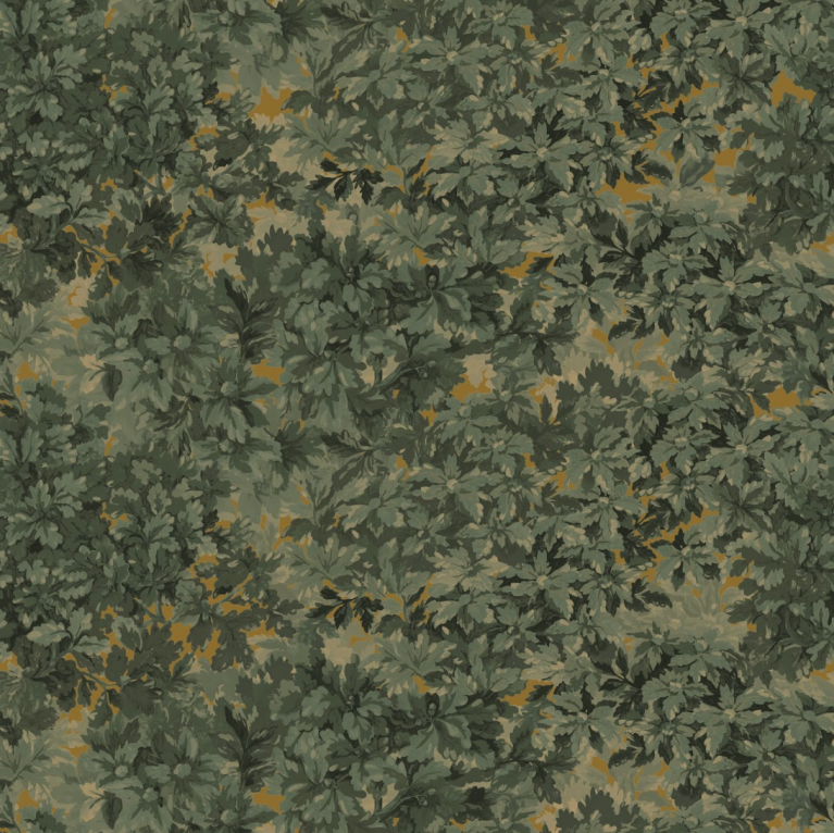  green folliage pattern