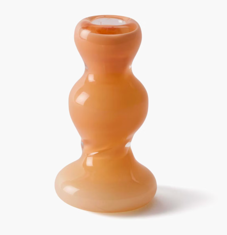  orange candle holder