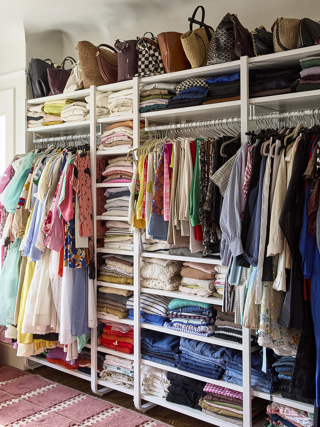 A Modular IKEA Wardrobe Keeps This Fashion Influencer's “Cloffice