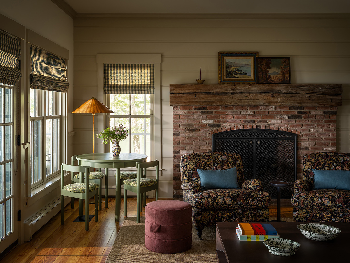 green games table in living room