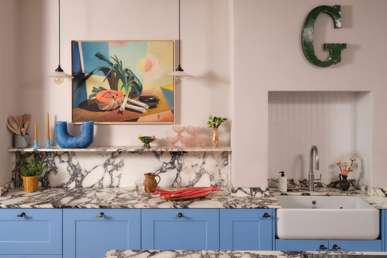 Inside London Designer Lizzie Green's Savvy and Colorful Reno