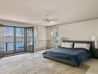 bedroom with terrace