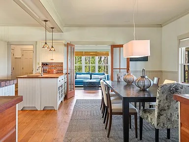 open kitchen and dining