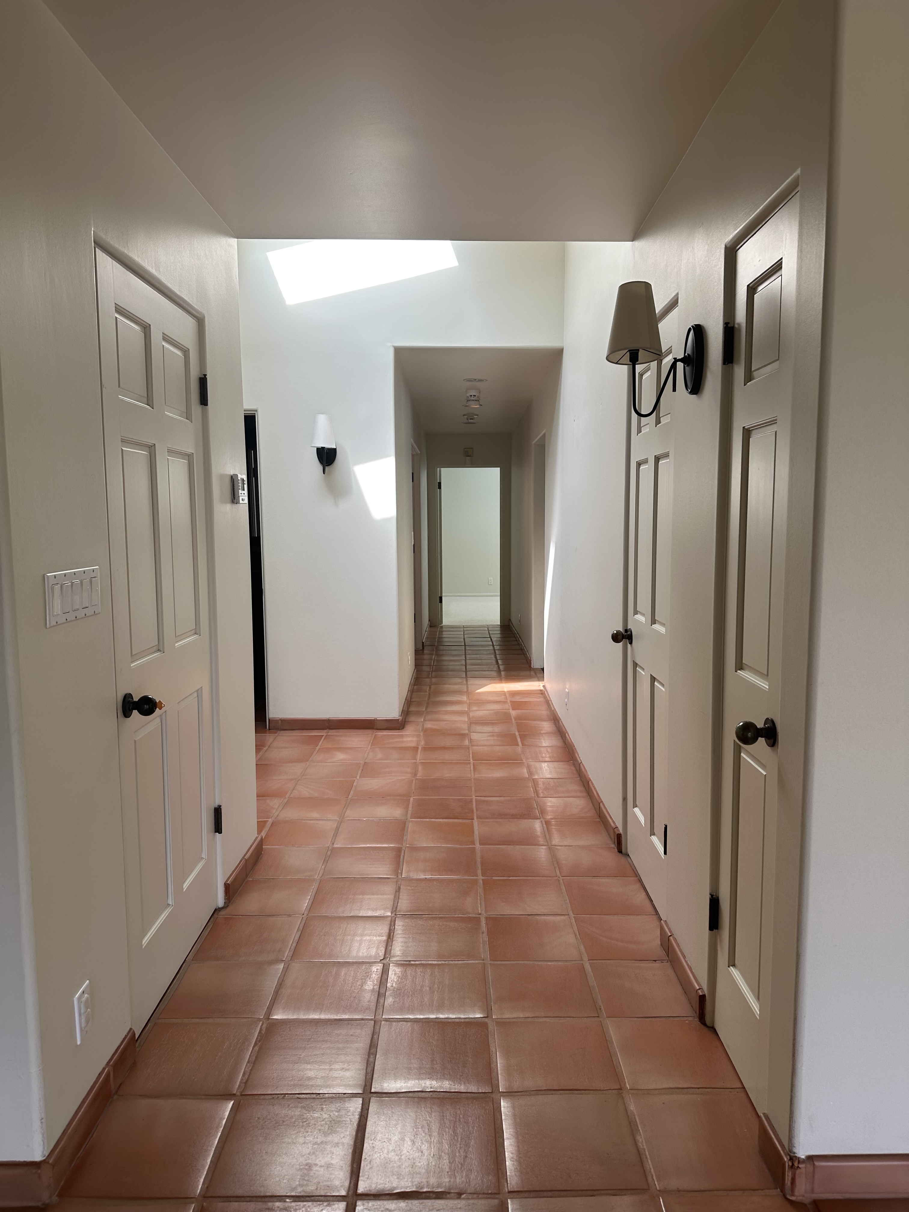 terracotta halway floor
