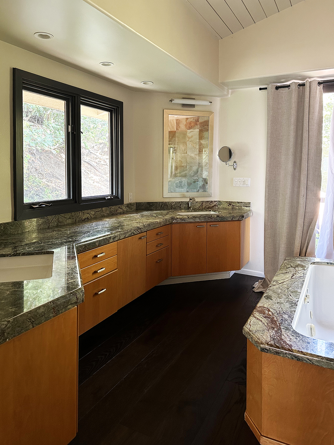 angular bathroom vanity