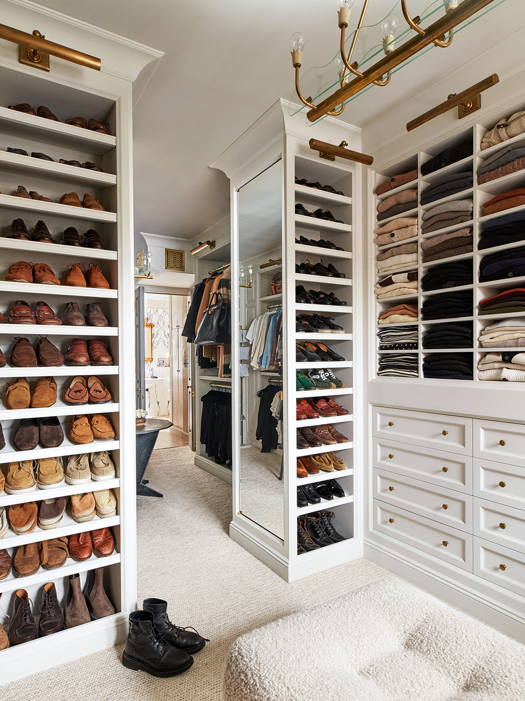 closet shoe shelves