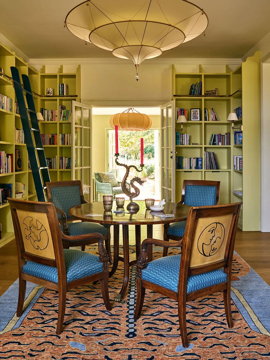 dining charis with zodiac signs