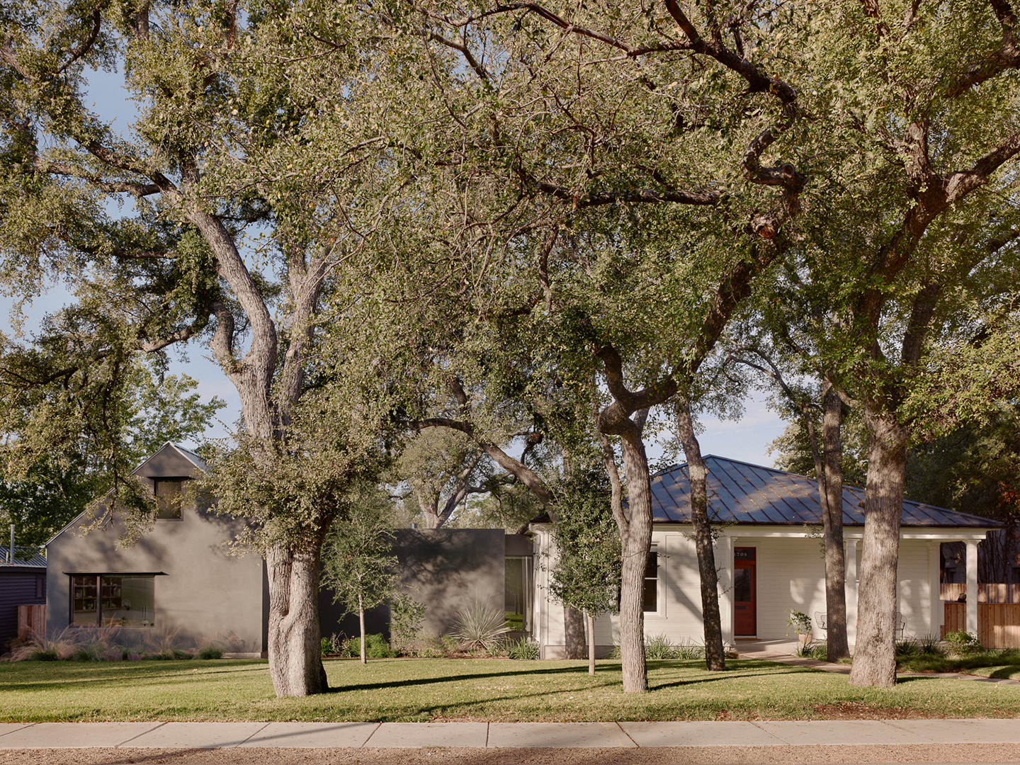 modern house addition exterior