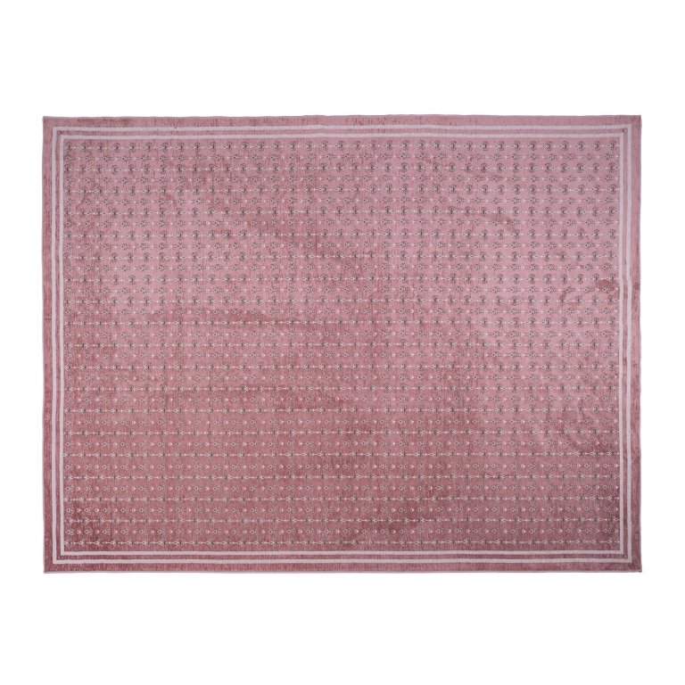  pink patterned area rug