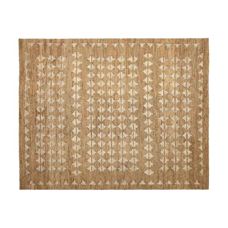  ochre patterned area rug