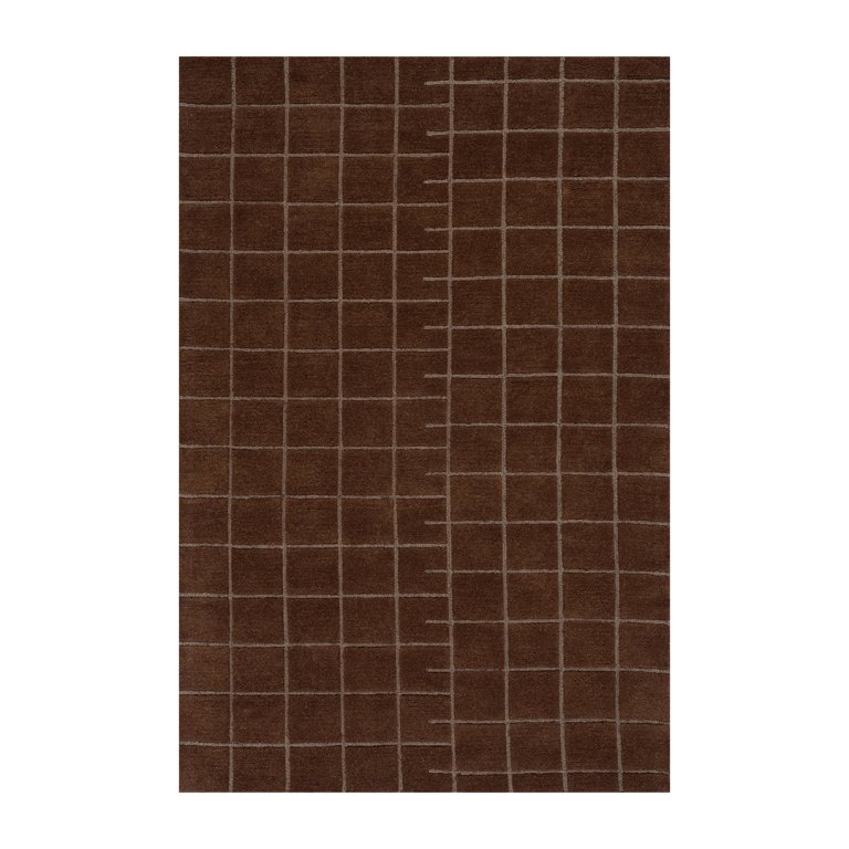  burgundy grid area rug