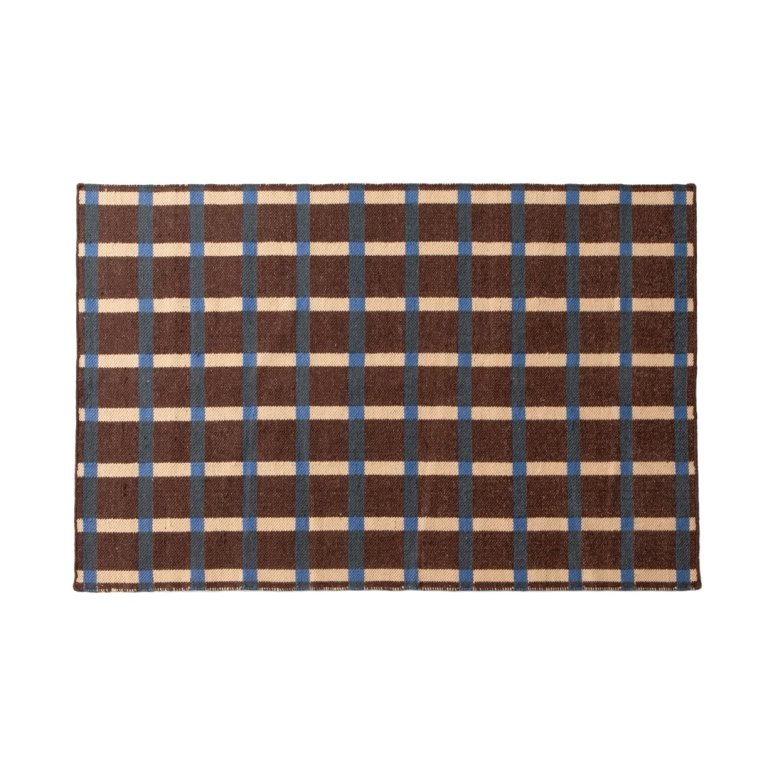  burgundy and blue plaid area rug