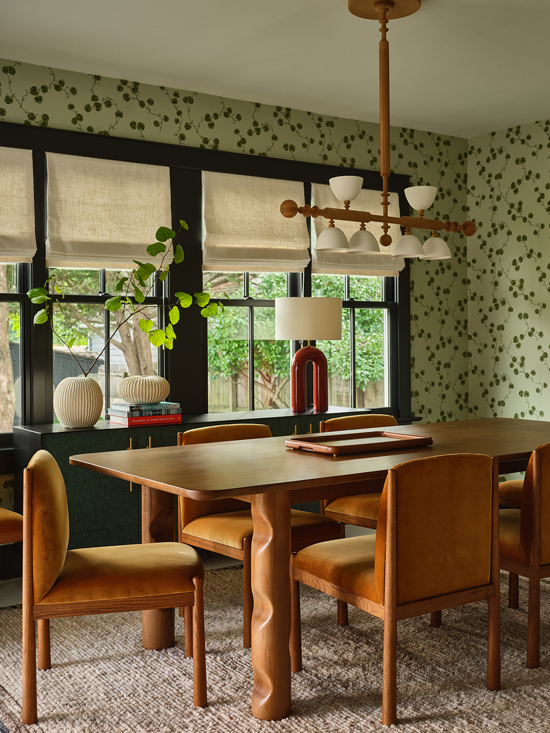 floral dining room wallpaper