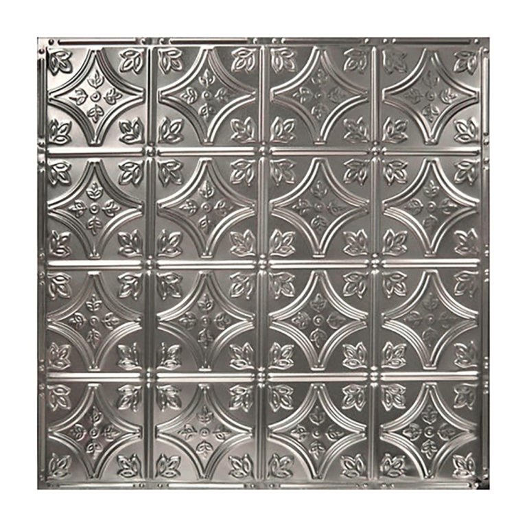  silver tin ceiling tile