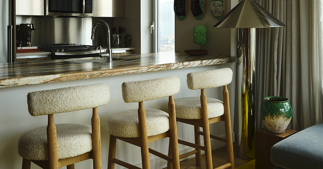 This Designer’s Hack for Real Marble Countertops in a Rental: Make Them Removable