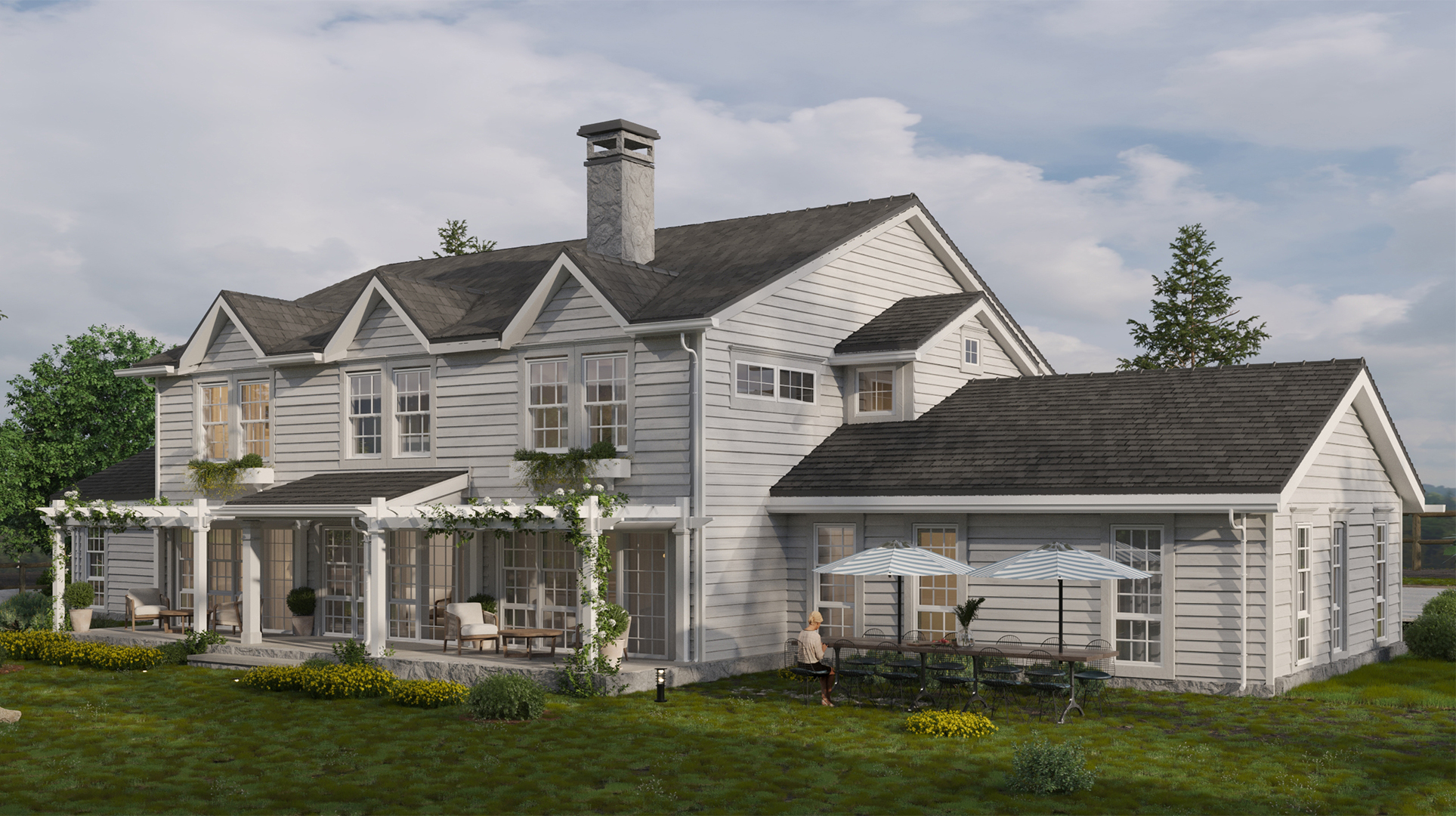 rendering of white house