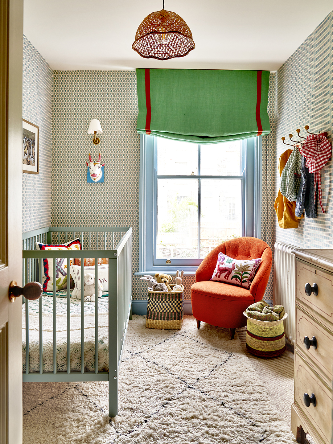 blue and greeb nursery