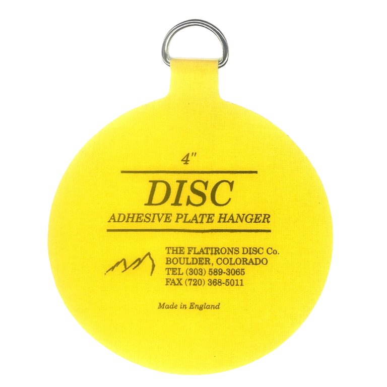  round yellow plate-hanging disc