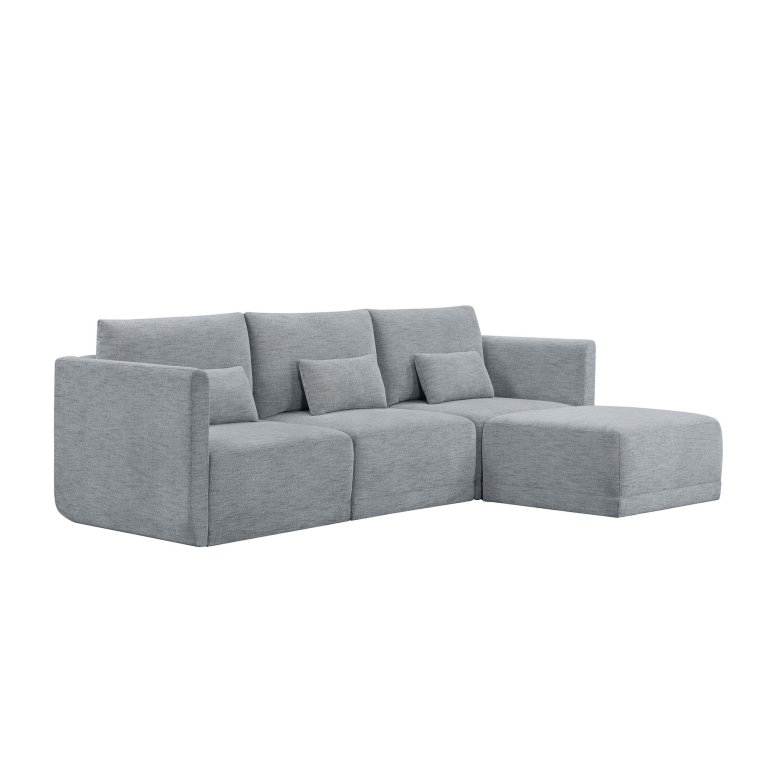  light gray sectional sofa