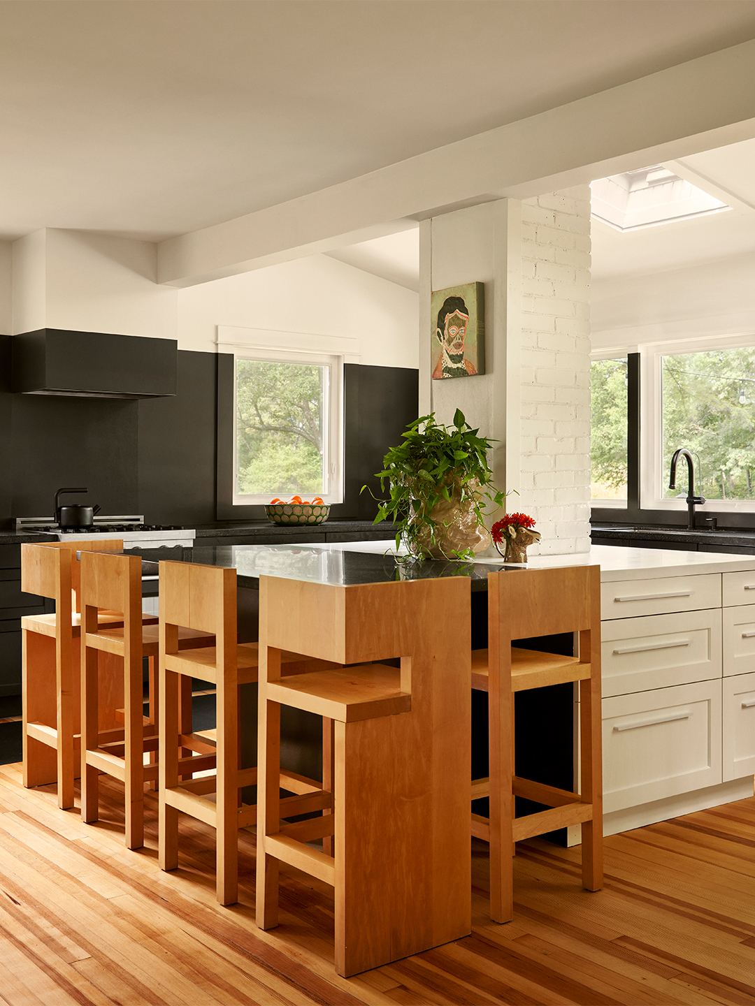 black and white counter