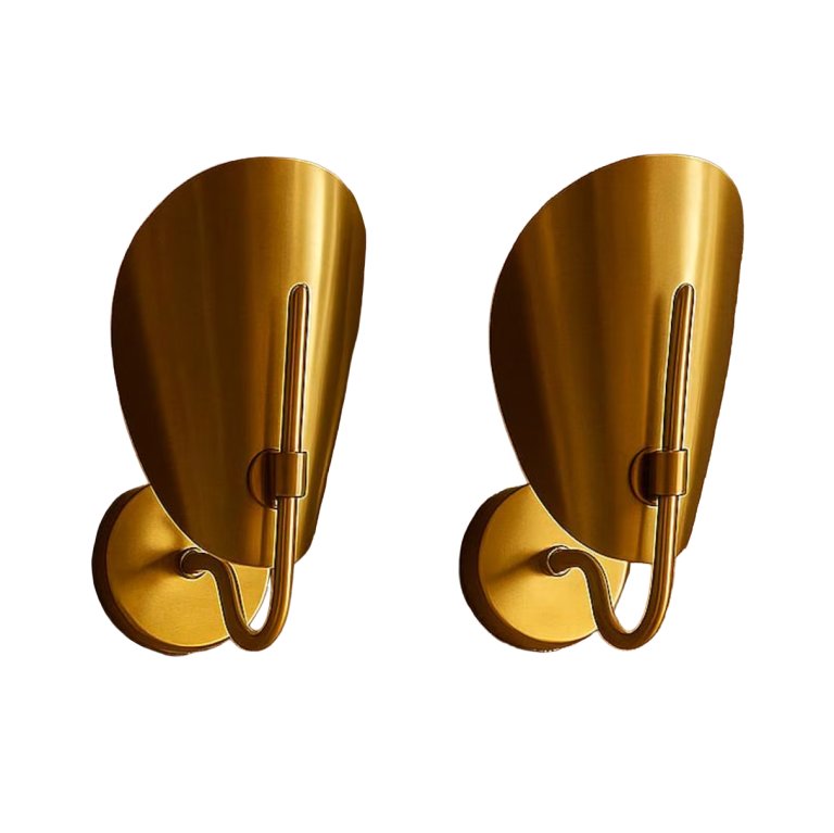  brass sconces