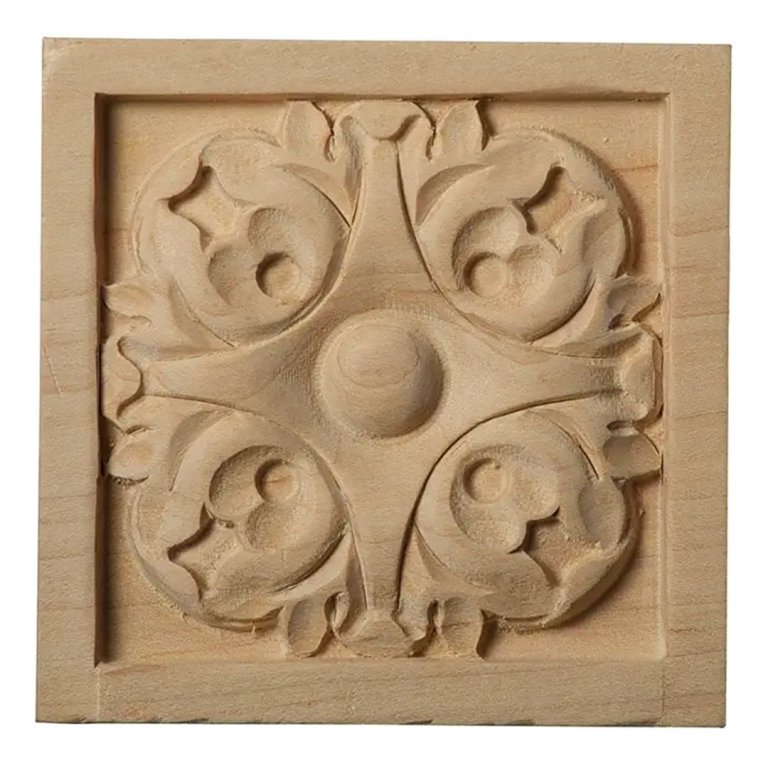  wood rosette
