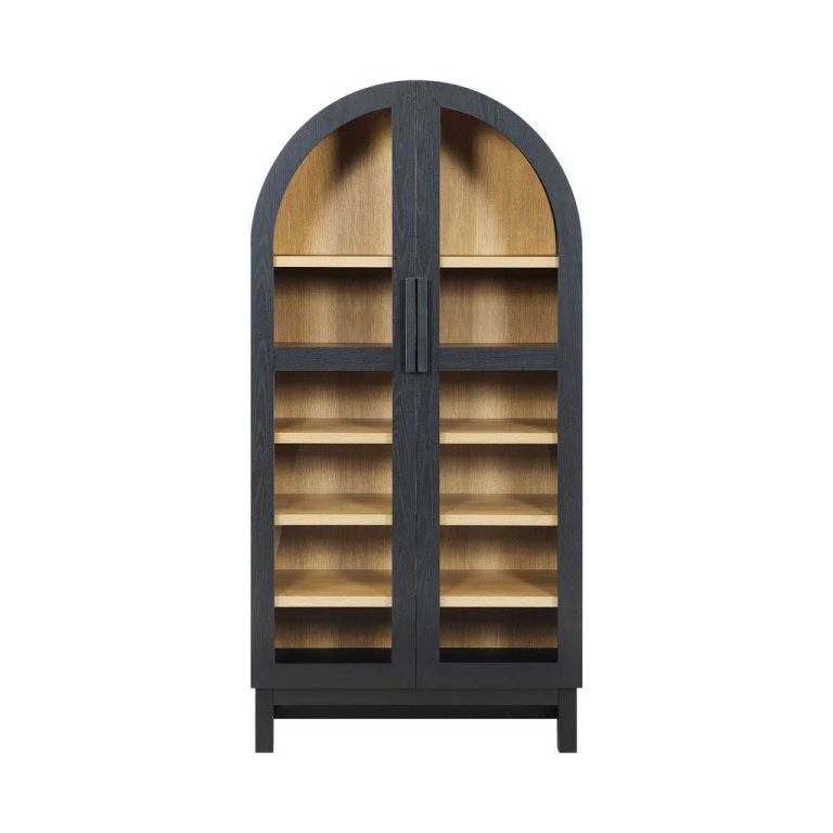  black arch cabinet
