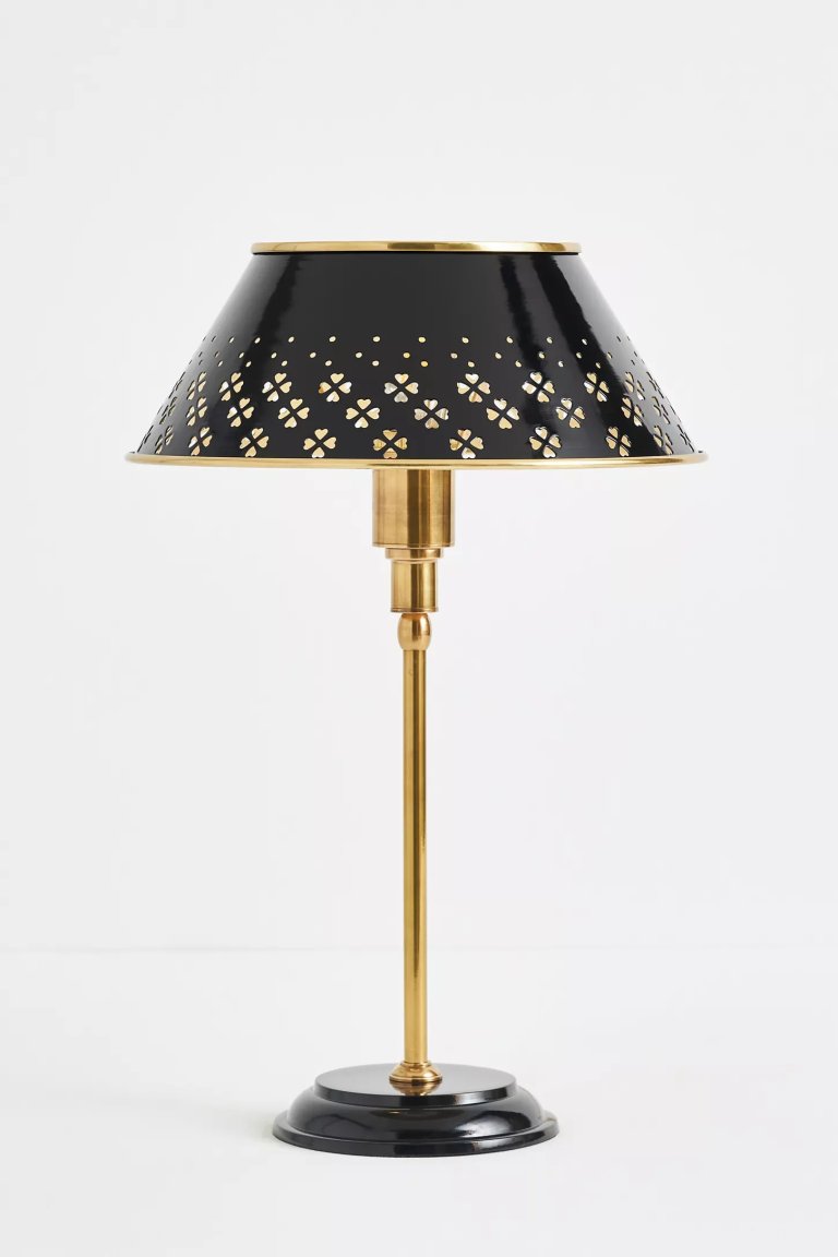  black enamel lamp