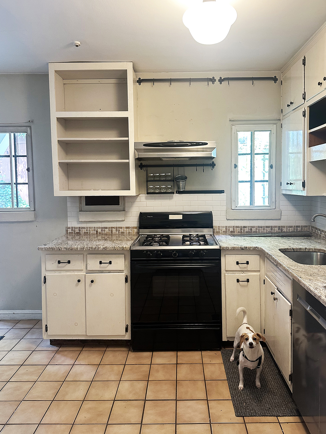 cottage white kitchen