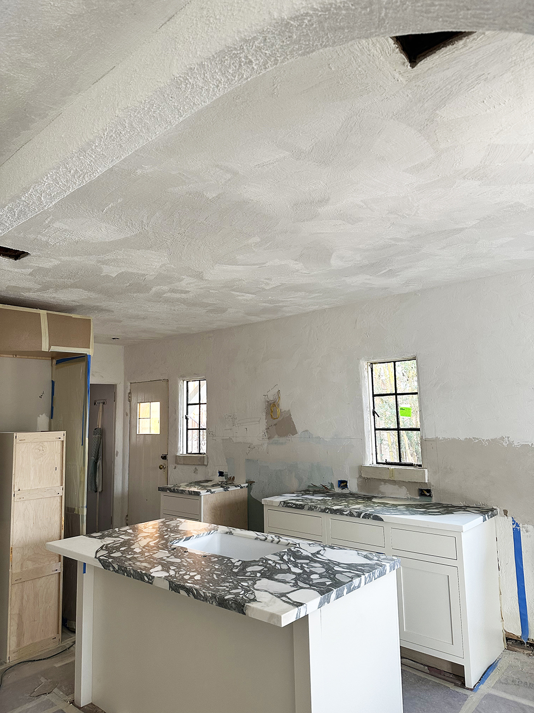 kitchen being renovated