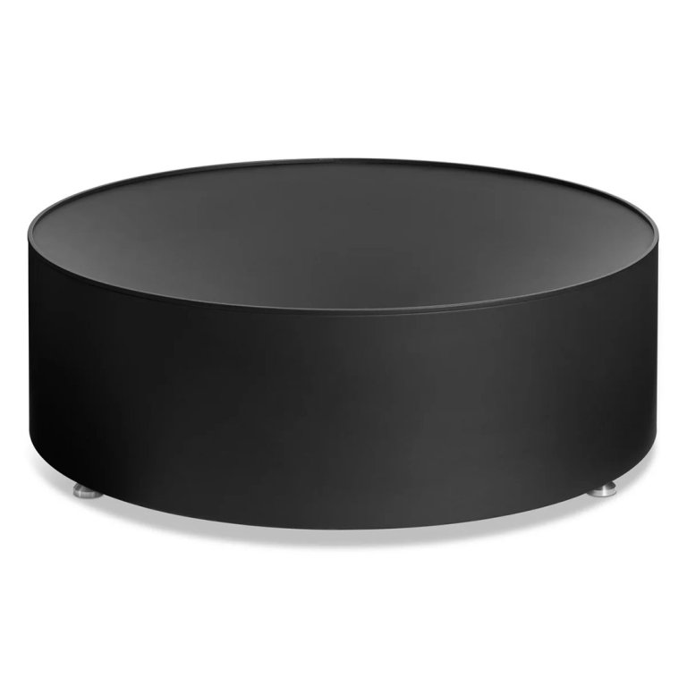  black modern fire pit