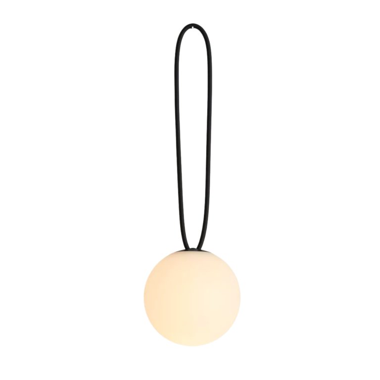  hanging sconce with orb light