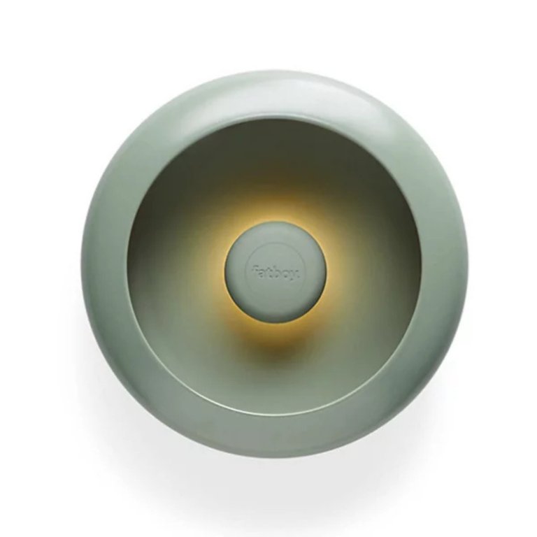 sage green bowl sconce