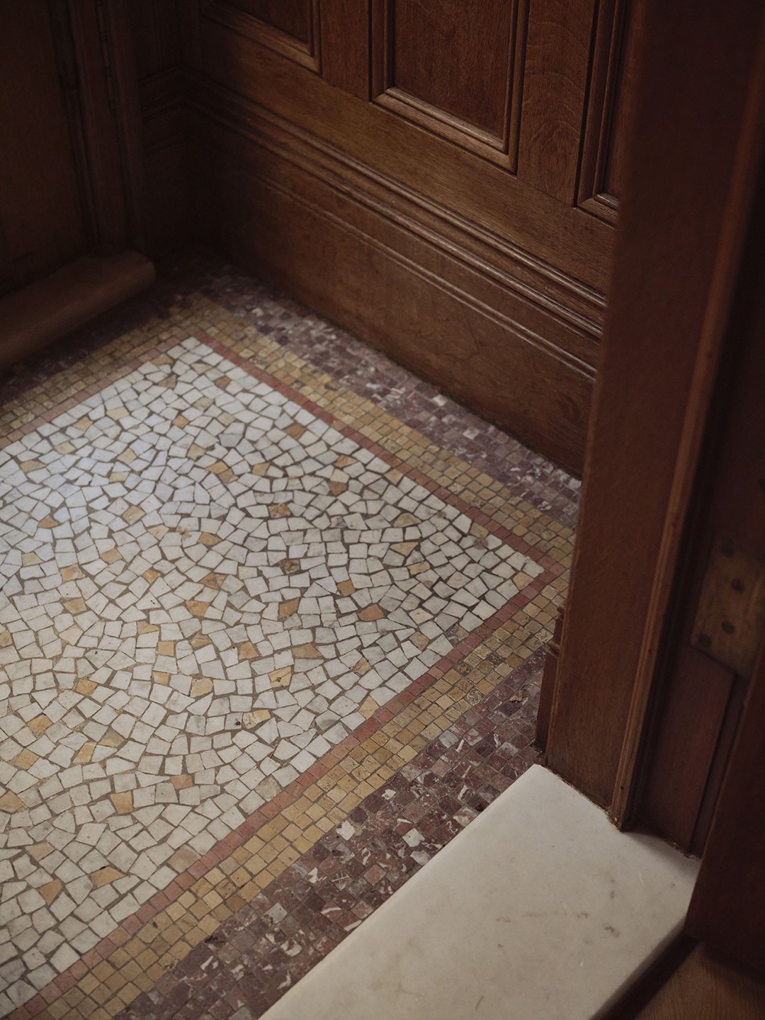 antique mosaic tile floor