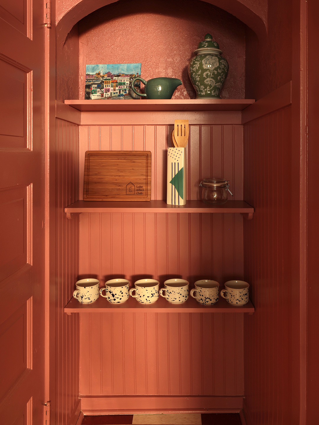 coral pink pantry
