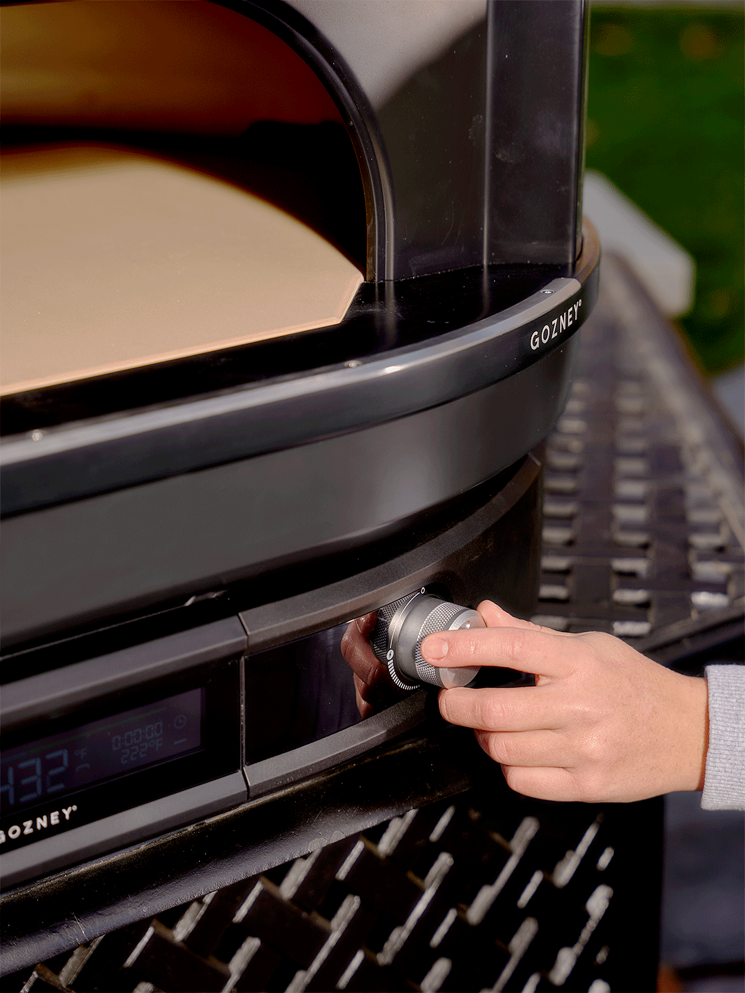 turning on the gozney dome pizza ocen
